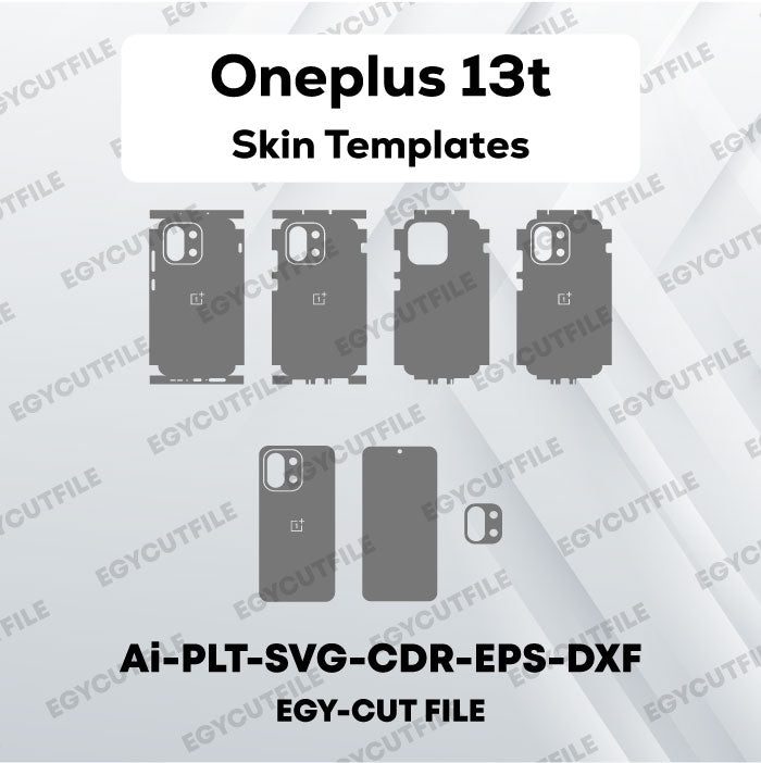 Oneplus 13t Vector Skin Cut Files