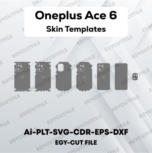 Oneplus Ace 6 Vector Skin Cut Files