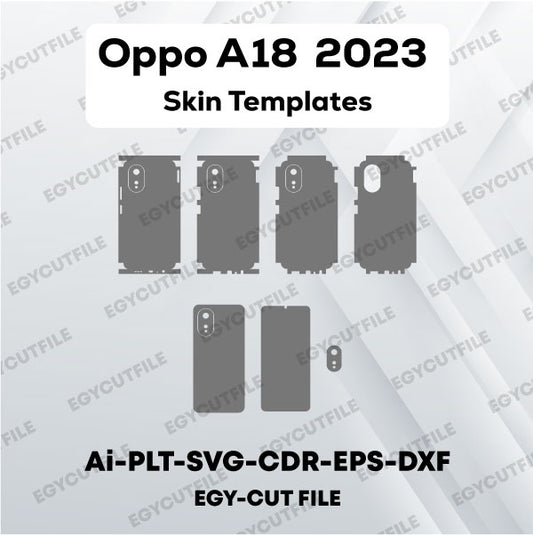 Oppo A18 2023 Vector Skin Cut Files