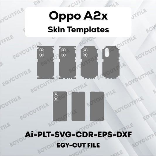 Oppo A2x Vector Skin Cut Files