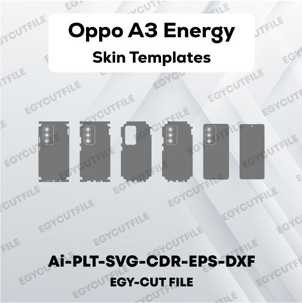 Oppo A3 Energy Vector Skin Cut Files