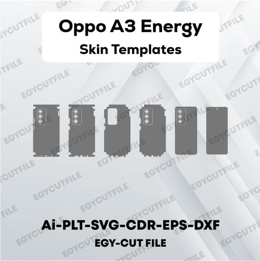 Oppo A3 Energy Vector Skin Cut Files