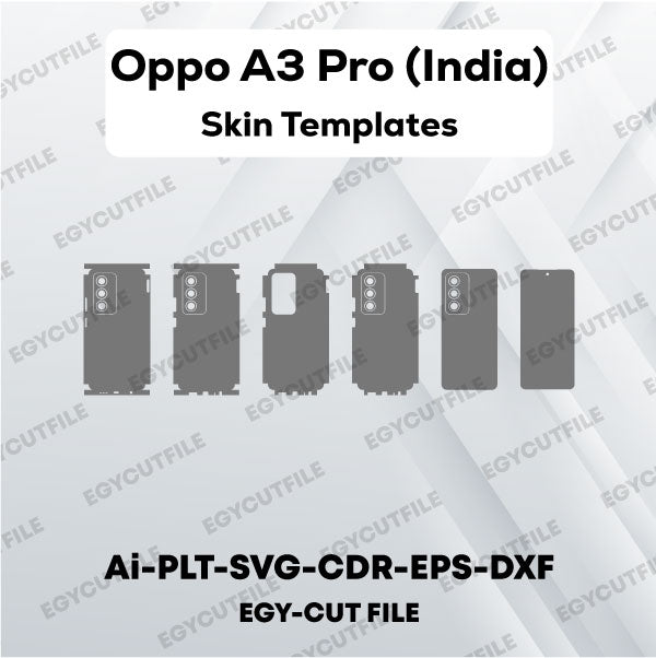 Oppo A3 Pro (India) Vector Skin Cut Files