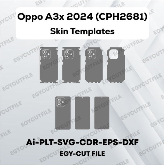 Oppo A3x CPH2681 Vector Skin Cut Files