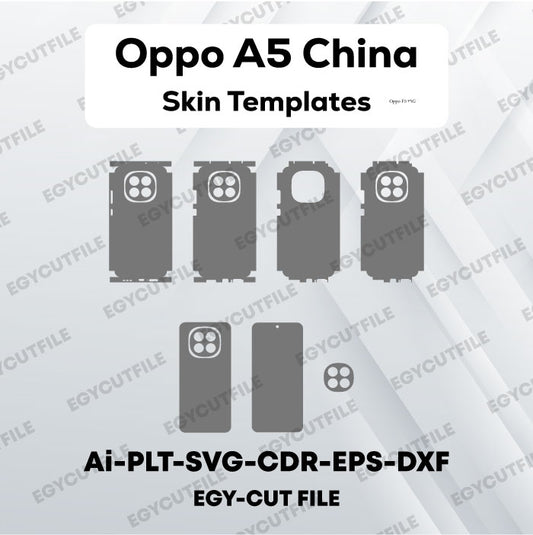 Oppo A5 China Vector Skin Cut Files