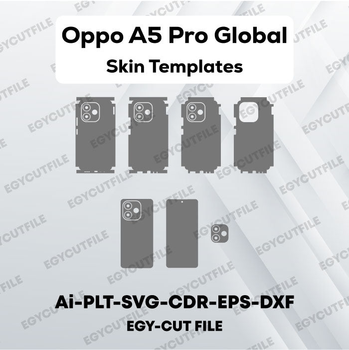 Oppo A5 Pro Global Vector Skin Cut Files