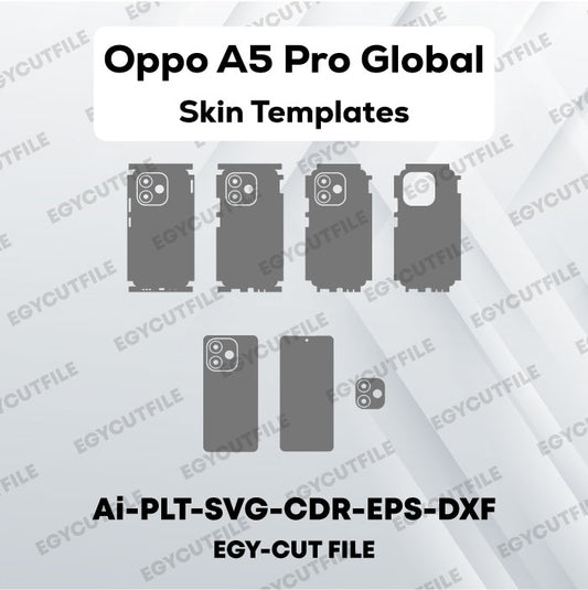 Oppo A5 Pro Global Vector Skin Cut Files