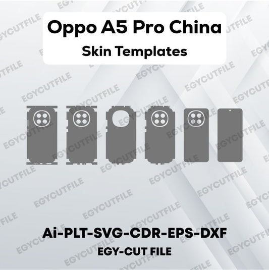 Oppo A5 Pro China Vector Skin Cut Files