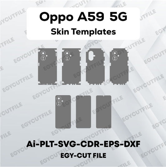 Oppo A59 5G Vector Skin Cut Files