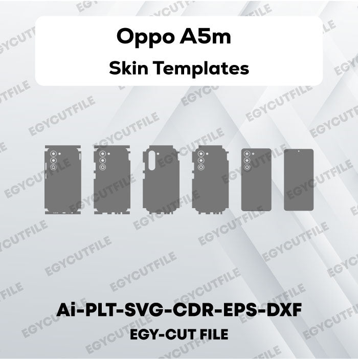 Oppo A5m Vector Skin Cut Files