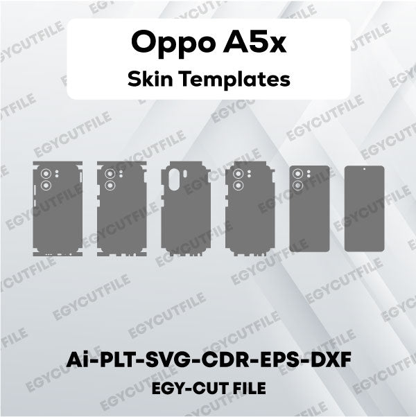 Oppo A5x 4G-5G Vector Skin Cut Files