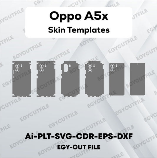 Oppo A5x 4G-5G Vector Skin Cut Files