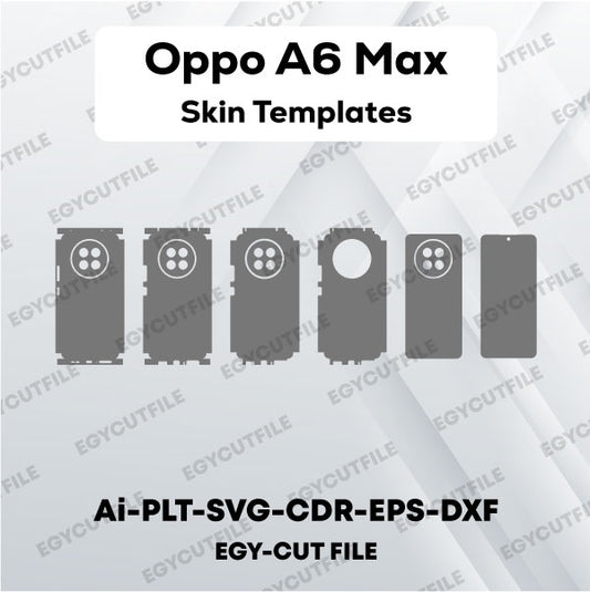 Oppo A6 Max Vector Skin Cut Files