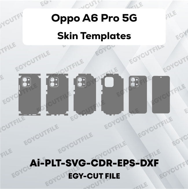 Oppo A6 Pro 5G Vector Skin Cut Files