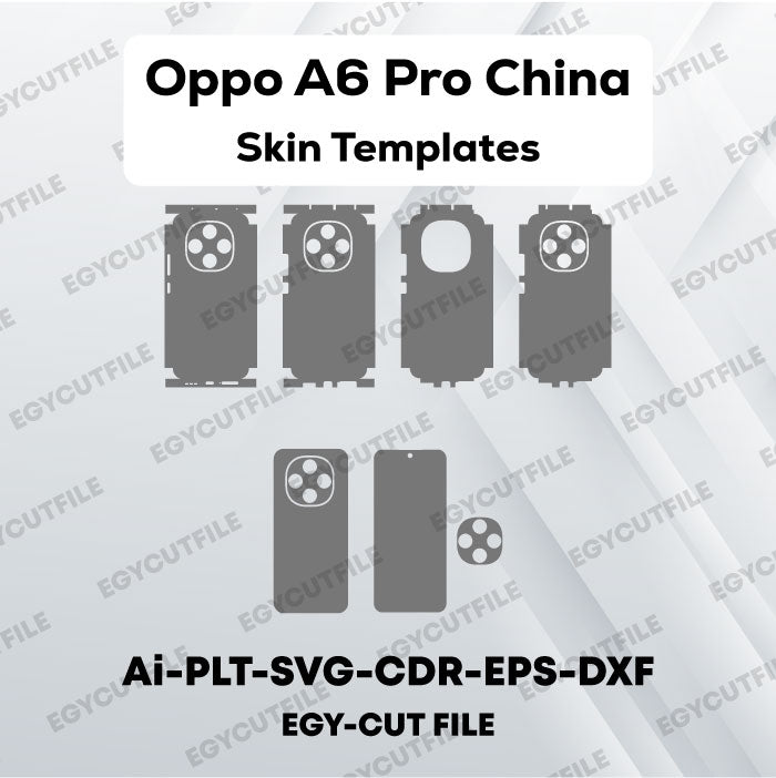Oppo A6 Pro China Vector Skin Cut Files