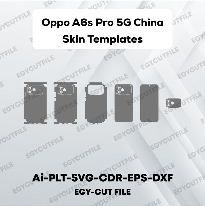 Oppo A6s Pro 5G China Vector Skin Cut Files