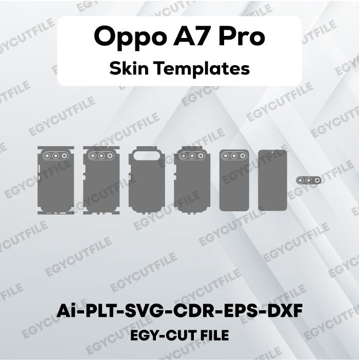 Oppo A7 Pro Vector Skin Cut Files
