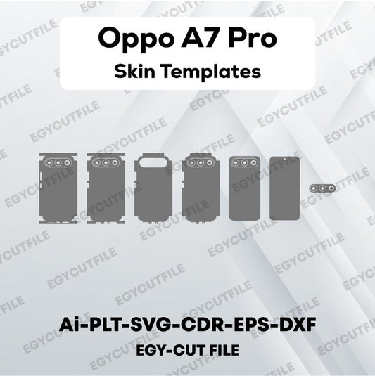 Oppo A7 Pro Vector Skin Cut Files