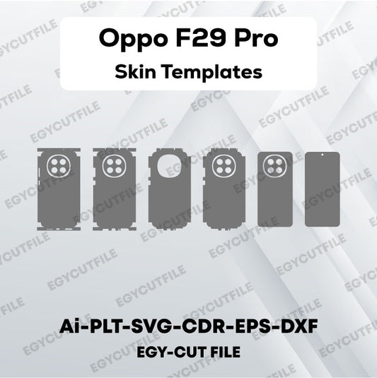 Oppo F29 Pro Vector Skin Cut Files