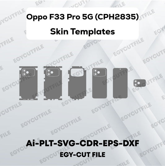 Oppo F33 Pro 5G Vector Skin Cut Files