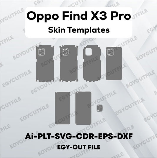 Oppo Find X3 Pro Vector Skin Cut Files