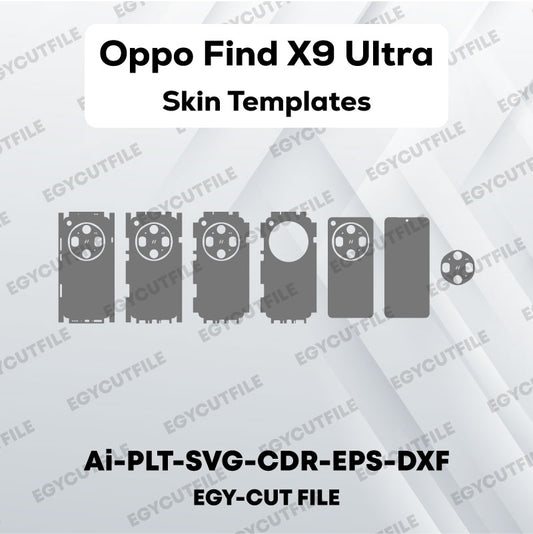 Oppo Find X9 Ultra  Vector Skin Cut Files