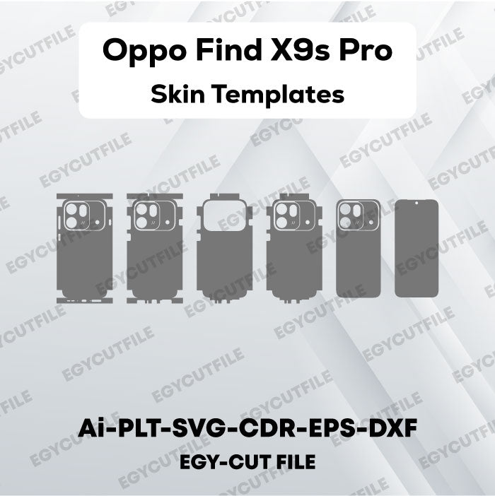 Oppo Find X9s Pro Vector Skin Cut Files