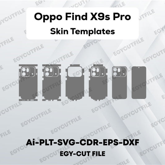Oppo Find X9s Pro Vector Skin Cut Files