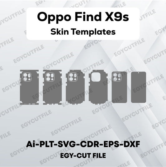 Oppo Find X9s Vector Skin Cut Files