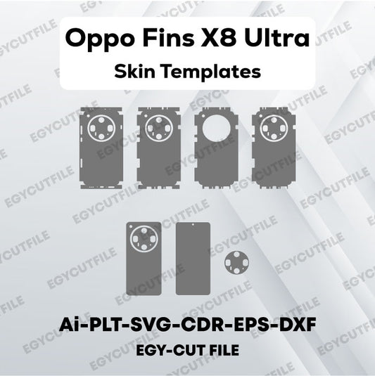 Oppo Fins X8 Ultra Vector Skin Cut Files