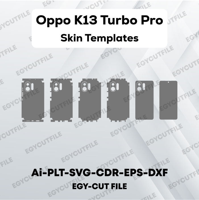 Oppo K13 Turbo Pro Vector Skin Cut Files