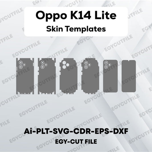 Oppo K14 Lite Vector Skin Cut Files