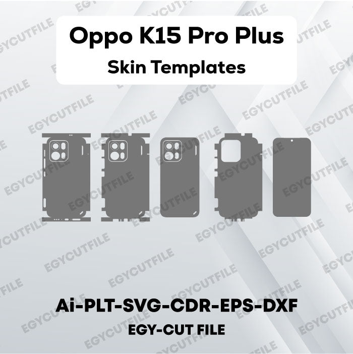 Oppo K15 Pro Plus Vector Skin Cut Files