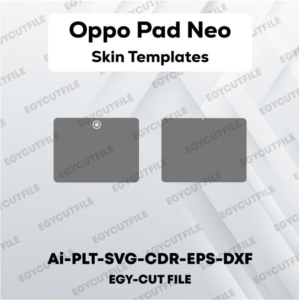 Oppo Pad Neo Vector Skin Cut Files