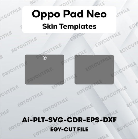 Oppo Pad Neo Vector Skin Cut Files