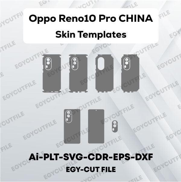 Oppo Reno10 Pro CHINA Vector Skin Cut Files