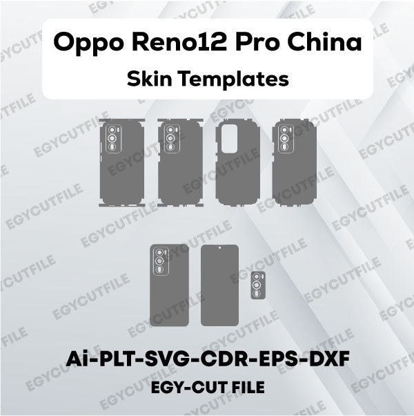 Oppo Reno12 Pro China Vector Skin Cut Files