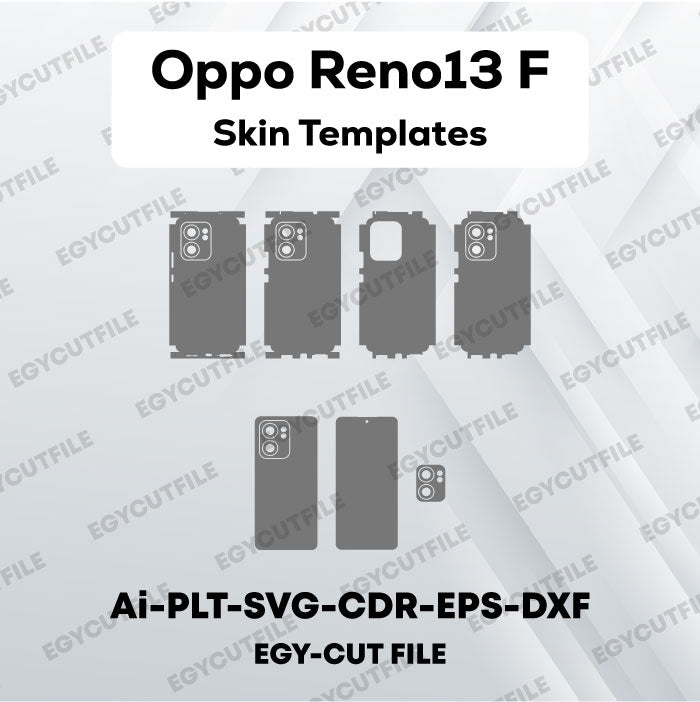 Oppo Reno13 F Vector Skin Cut Files