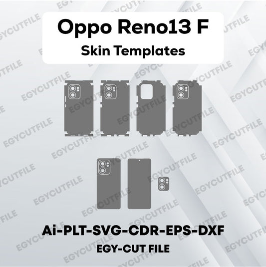 Oppo Reno13 F Vector Skin Cut Files