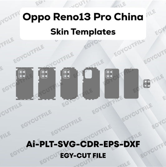 Oppo Reno 13 Pro China Vector Skin Cut Files