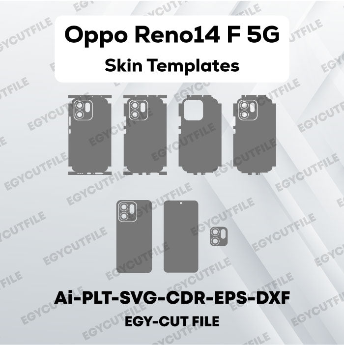 Oppo Reno14 F 5G Vector Skin Cut Files