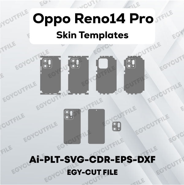Oppo Reno14 Pro Vector Skin Cut Files