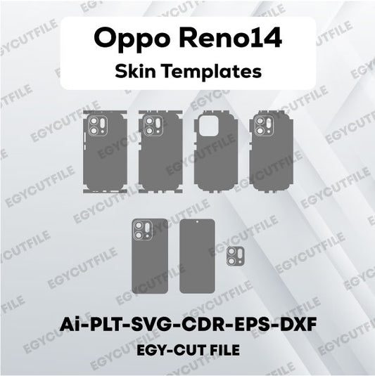 Oppo Reno14 Vector Skin Cut Files