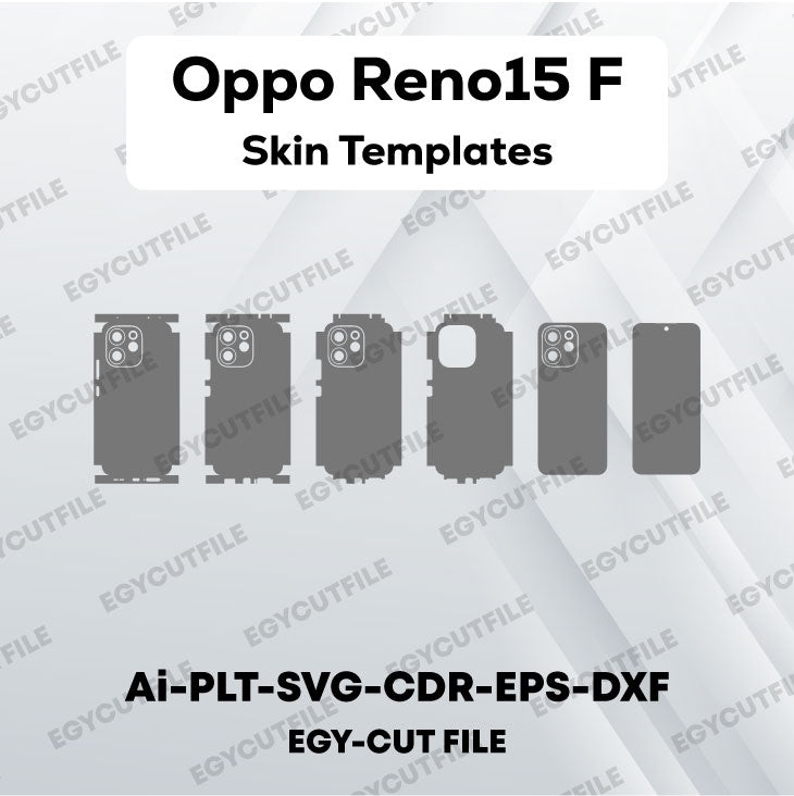 Oppo Reno15 F Vector Skin Cut Files