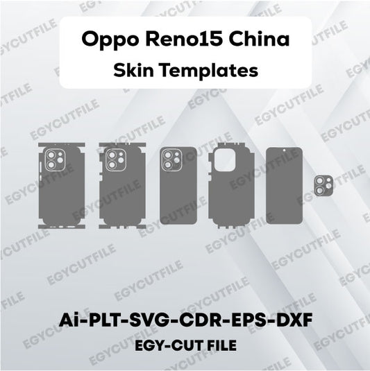 Oppo Reno15 China Vector Skin Cut Files