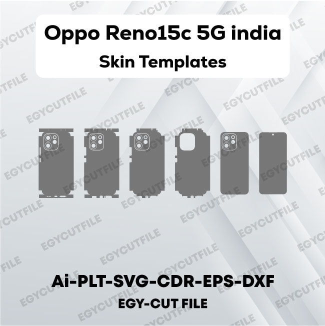 Oppo Reno15c 5G india CPH2801 Vector Skin Cut Files