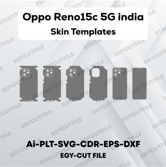 Oppo Reno15c 5G india CPH2801 Vector Skin Cut Files