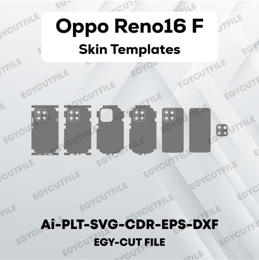 Oppo Reno16 F 5G Vector Skin Cut Files