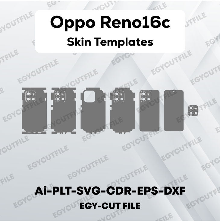 Oppo Reno16c Vector Skin Cut Files
