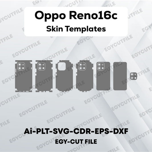 Oppo Reno16c Vector Skin Cut Files